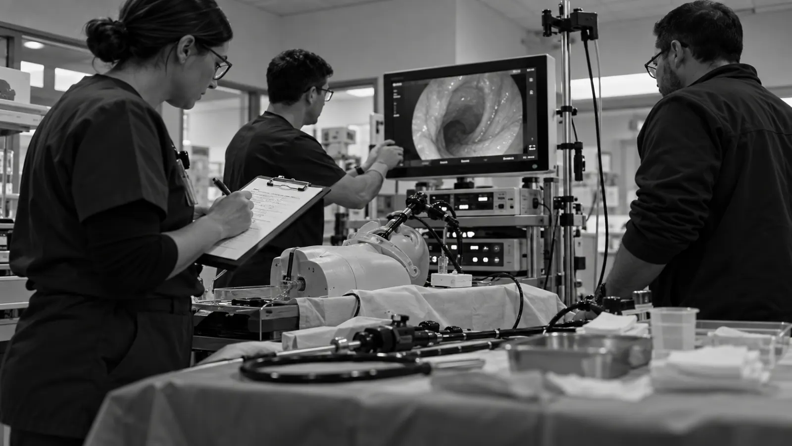 Clinical simulation session during program design
